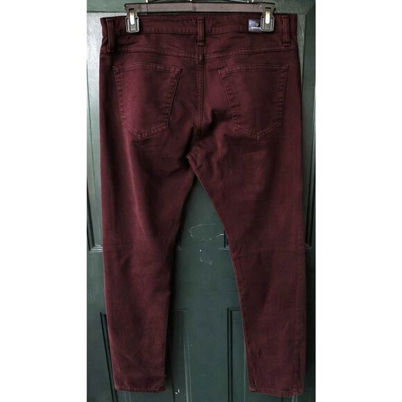 NWOT AG Adriano Goldschmied Men’s The Nomad 32x34 Rum Raisin Maroon Slim Fit - Picture 2 of 8